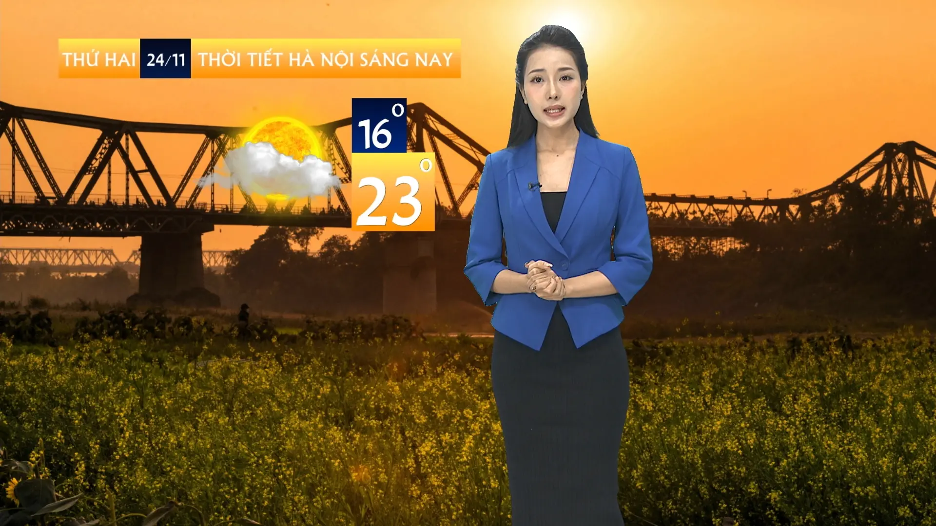 Dự báo thời tiết trưa | 24/11/2025